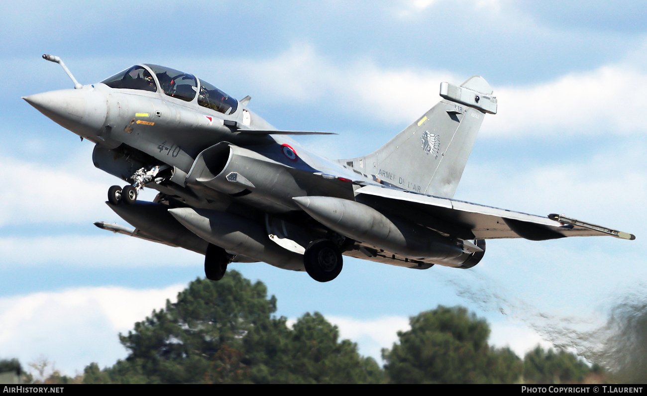 Aircraft Photo of 338 | Dassault Rafale B | France - Air Force | AirHistory.net #668694