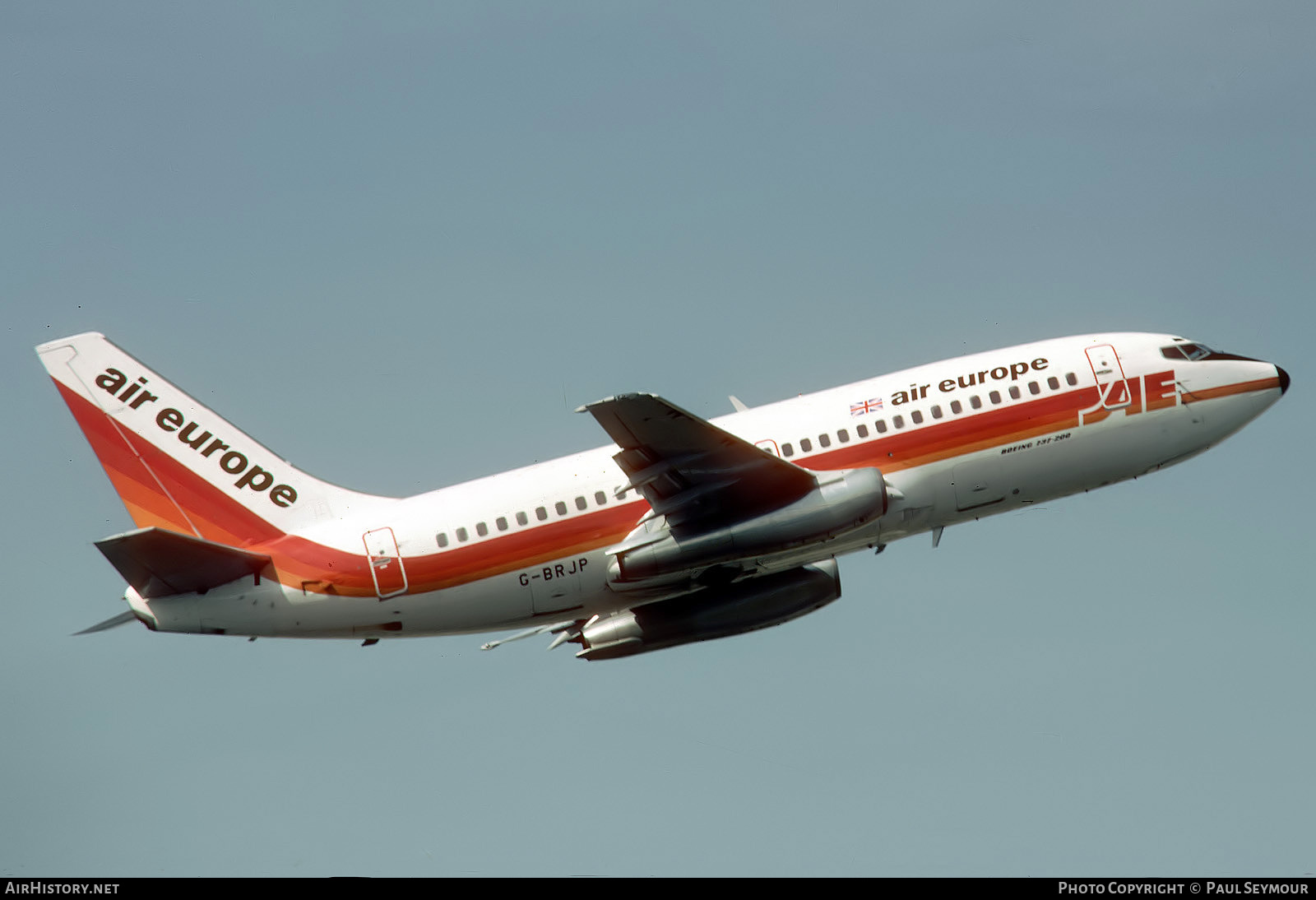 Aircraft Photo of G-BRJP | Boeing 737-2S3/Adv | Air Europe | AirHistory.net #668712