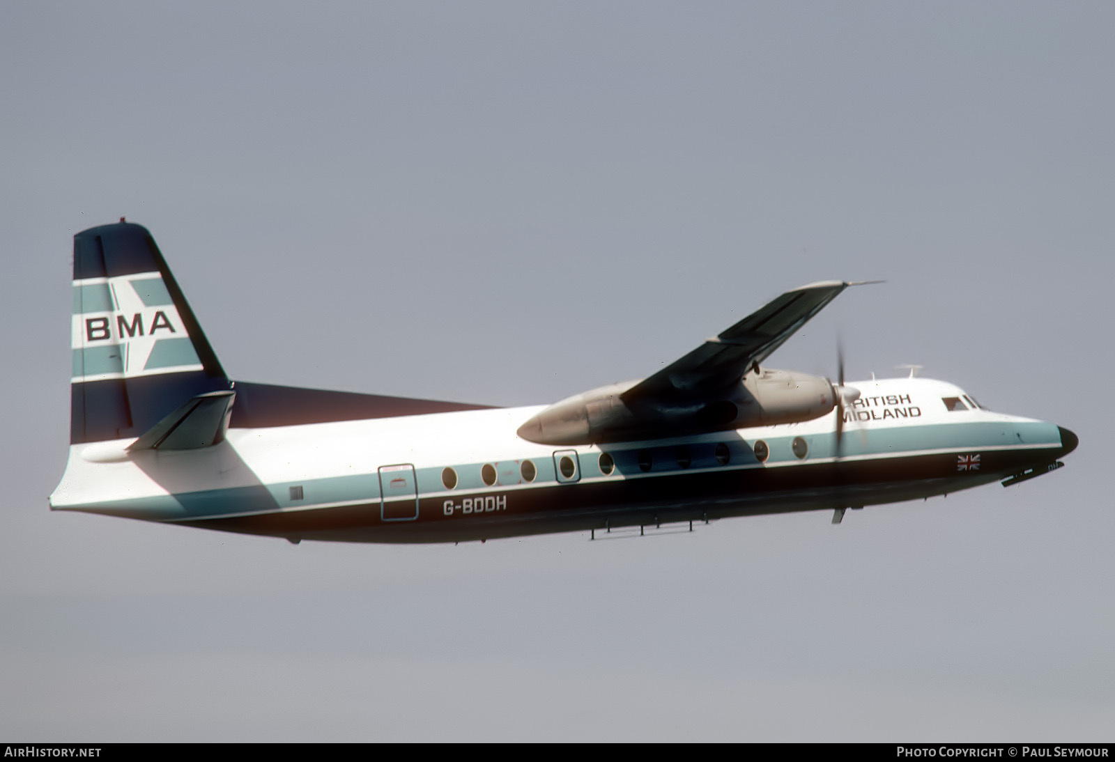 Aircraft Photo of G-BDDH | Fokker F27-200 Friendship | British Midland Airways - BMA | AirHistory.net #668714