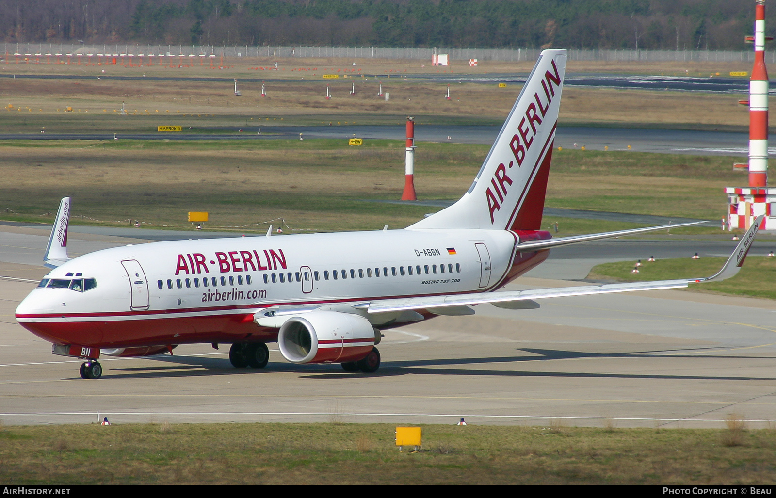 Aircraft Photo of D-ABBN | Boeing 737-76Q | Air Berlin | AirHistory.net #668715