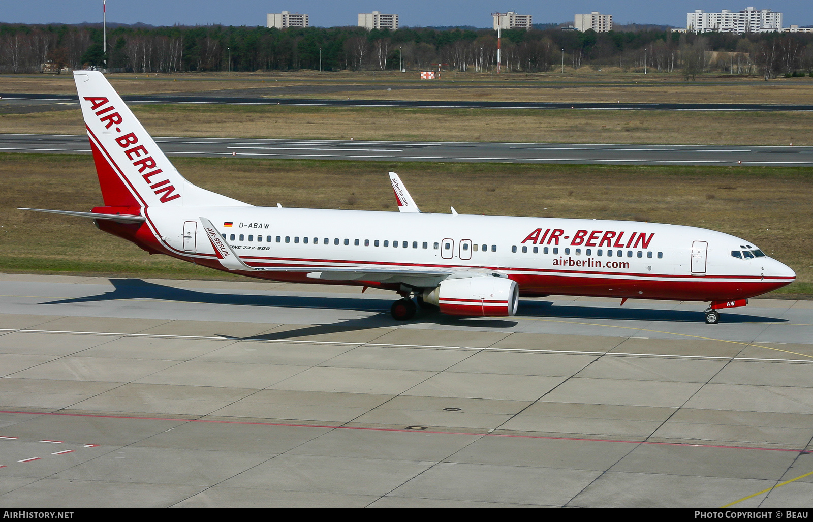 Aircraft Photo of D-ABAW | Boeing 737-86J | Air Berlin | AirHistory.net #668727