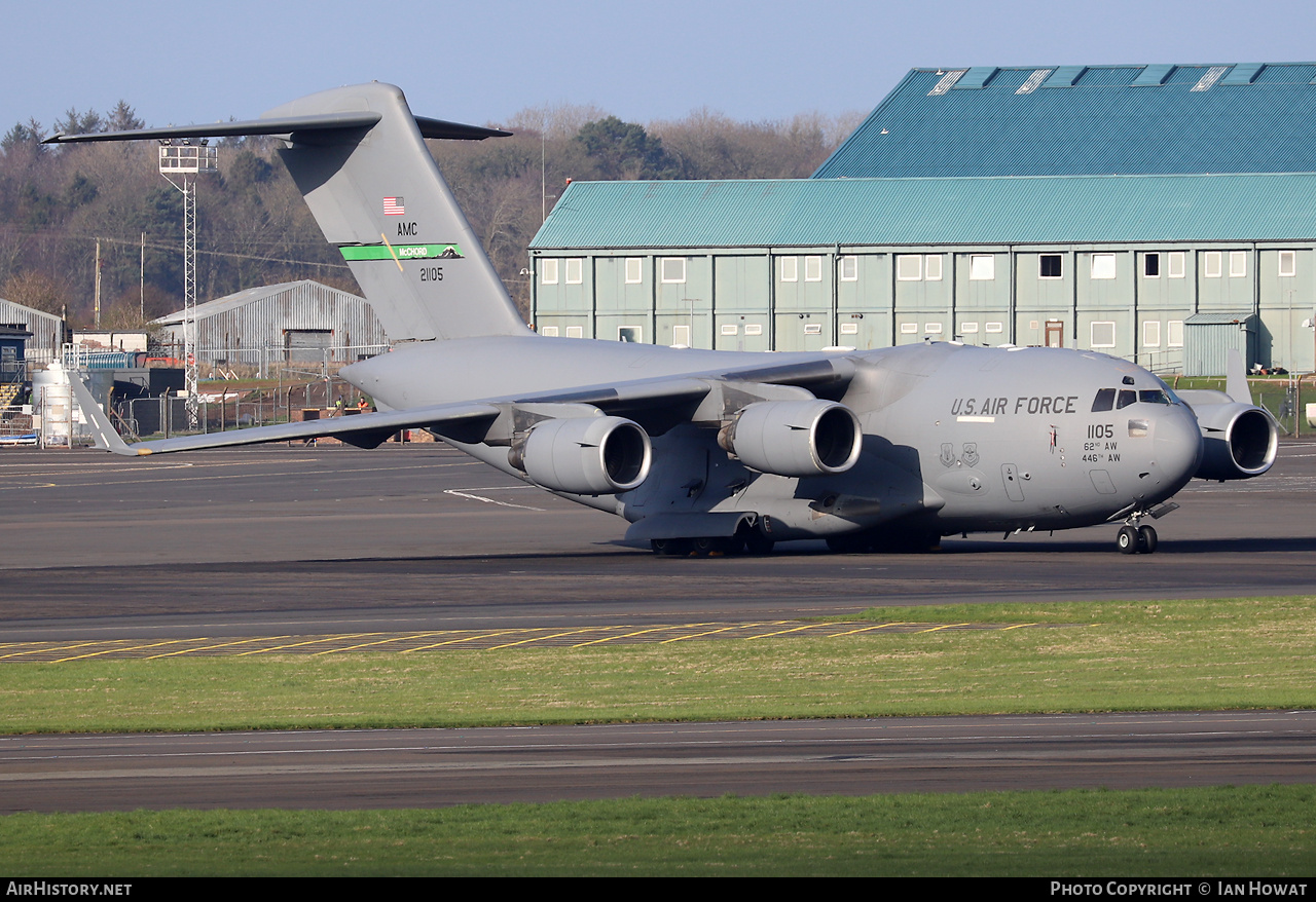 Aircraft Photo of 02-1105 / 21105 | Boeing C-17A Globemaster III | USA - Air Force | AirHistory.net #668746
