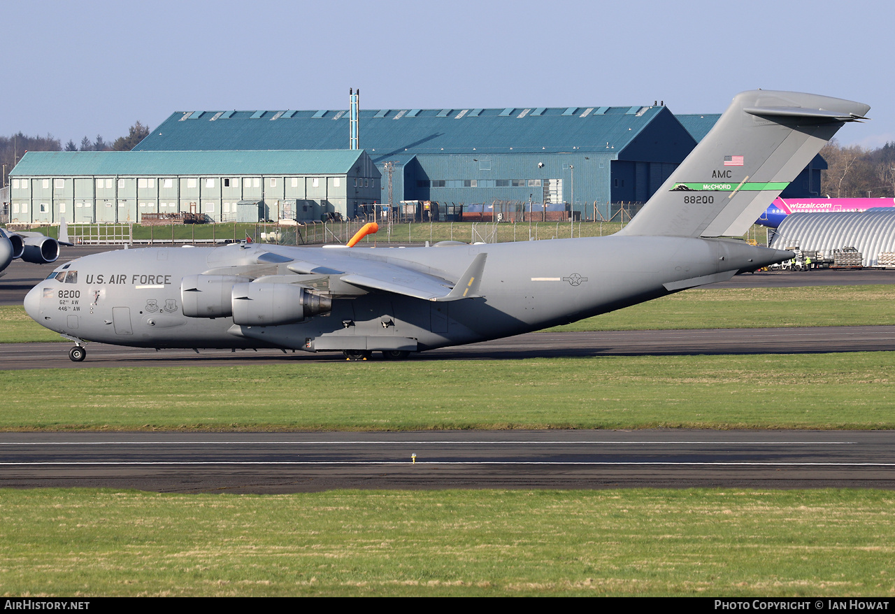 Aircraft Photo of 08-8200 / 88200 | Boeing C-17A Globemaster III | USA - Air Force | AirHistory.net #668750