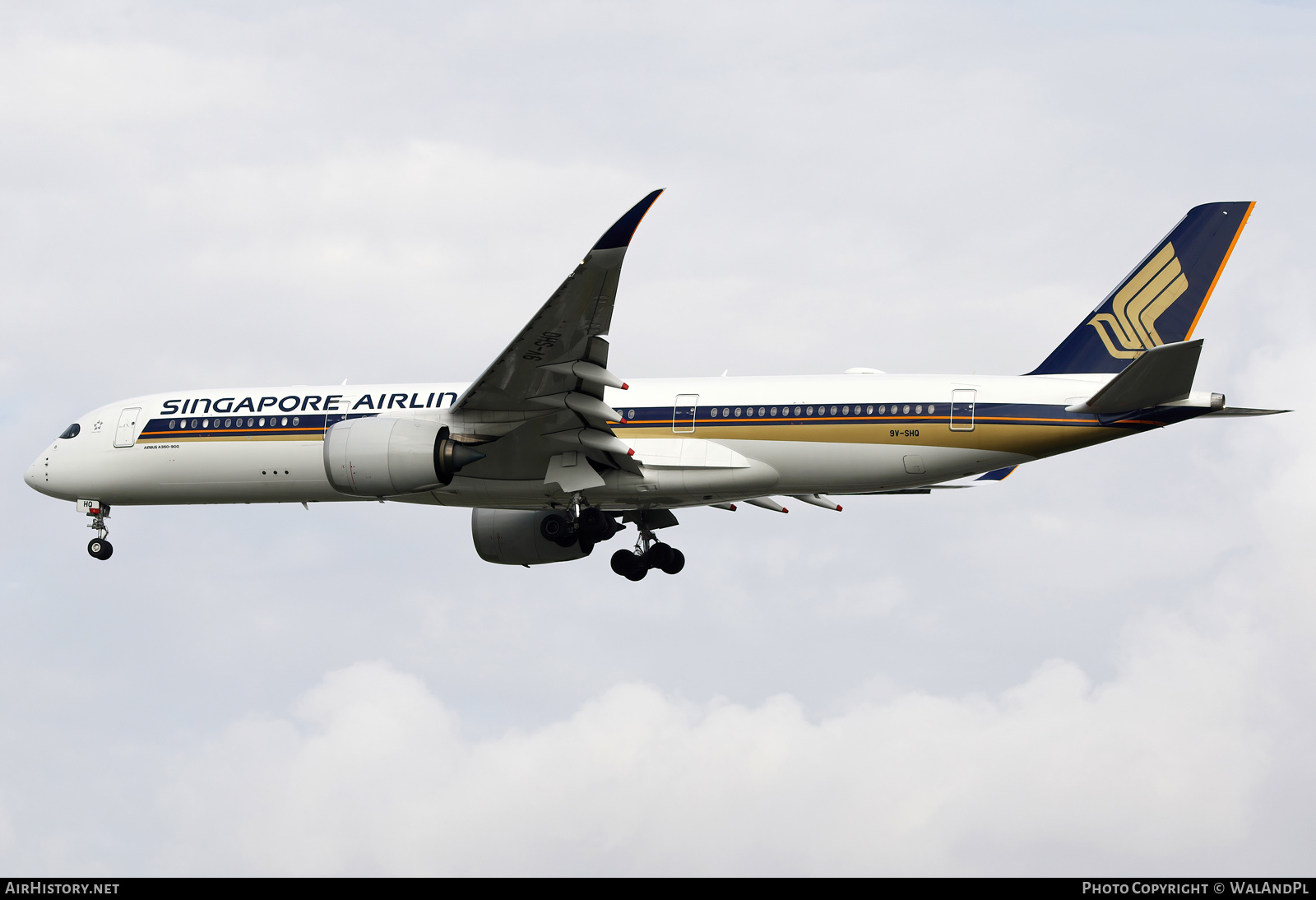 Aircraft Photo of 9V-SHQ | Airbus A350-941 | Singapore Airlines | AirHistory.net #668761