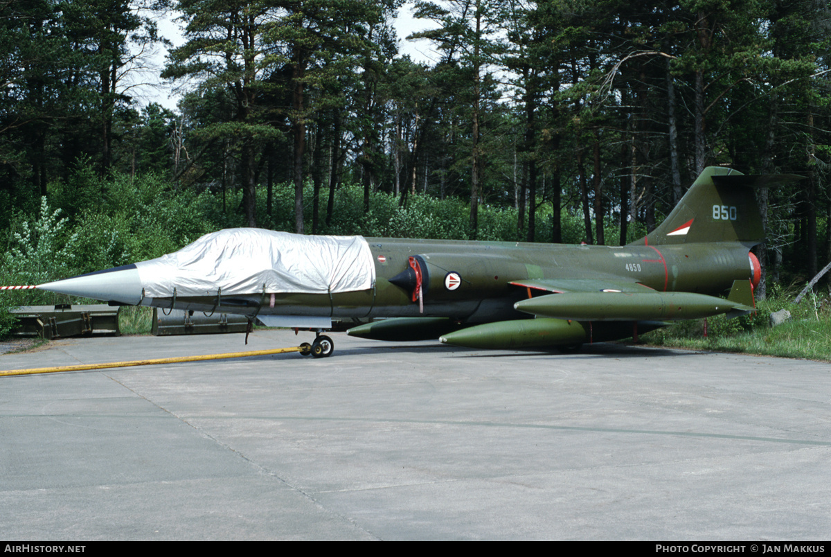 Aircraft Photo of 850 / 4850 | Canadair CF-104 Starfighter | Norway - Air Force | AirHistory.net #668766
