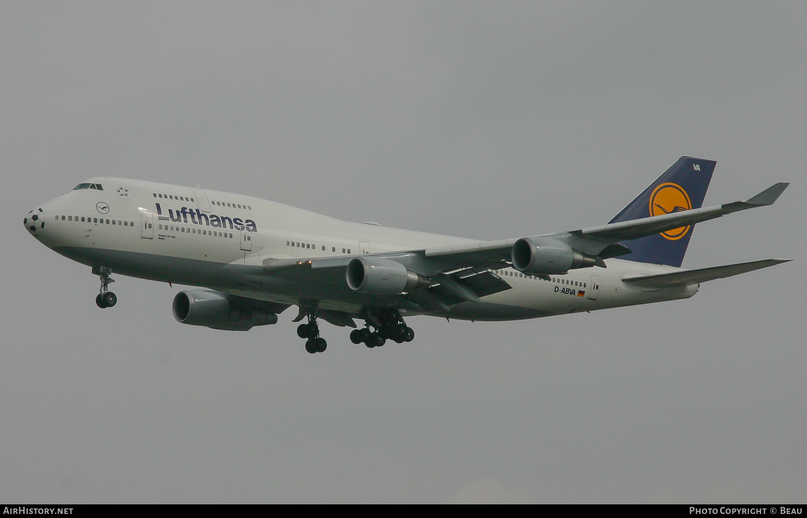 Aircraft Photo of D-ABVA | Boeing 747-430 | Lufthansa | AirHistory.net #668770