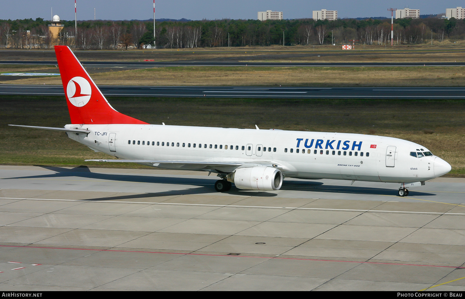 Aircraft Photo of TC-JFI | Boeing 737-8F2 | Turkish Airlines | AirHistory.net #668773