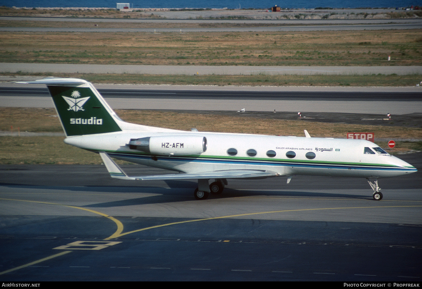 Aircraft Photo of HZ-AFM | Gulfstream American G-1159A Gulfstream III | Saudia - Saudi Arabian Airlines Special Flight Services | AirHistory.net #668777