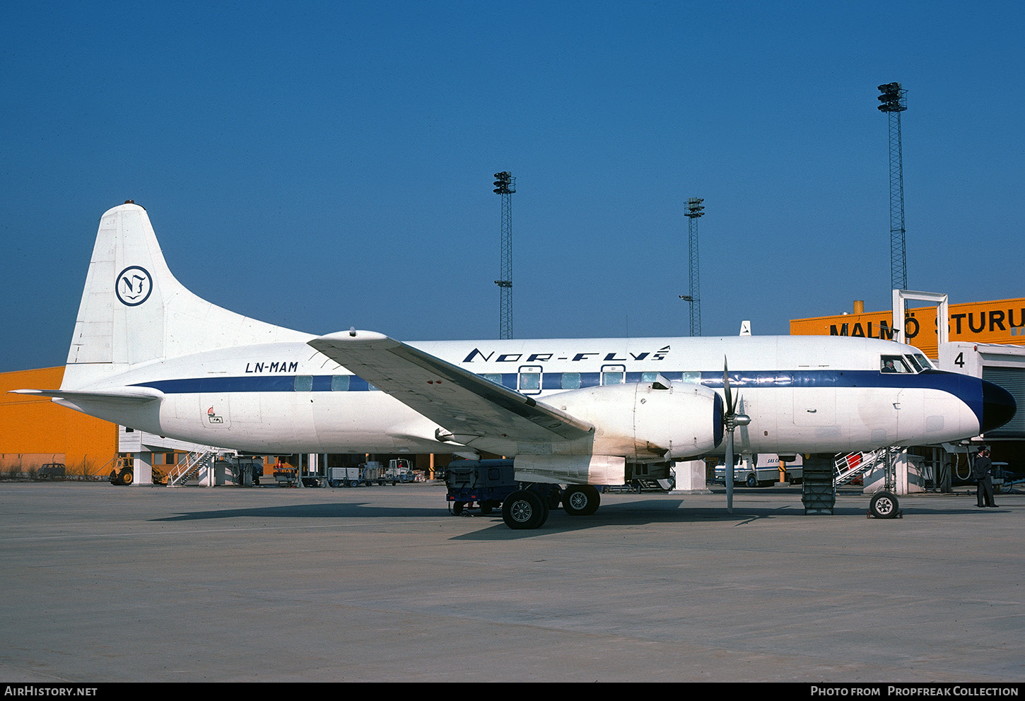 Aircraft Photo of LN-MAM | Convair 440-0 Metropolitan | Nor-Fly | AirHistory.net #668785