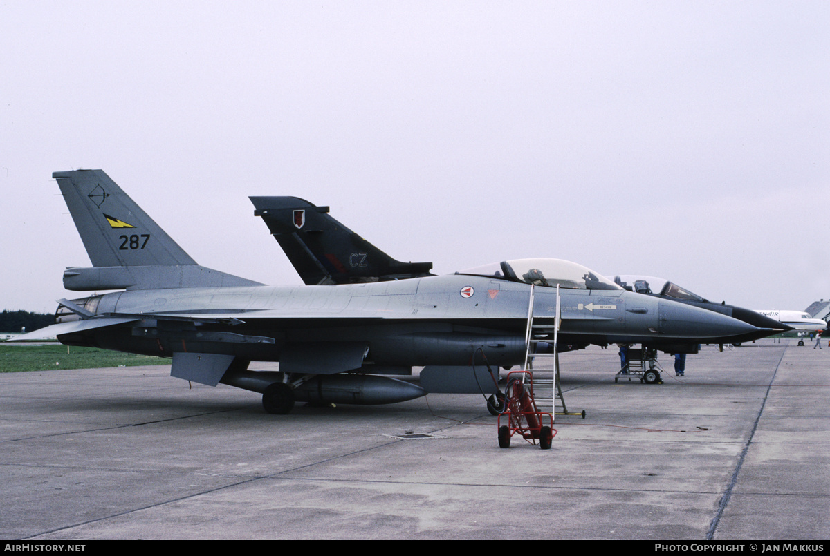 Aircraft Photo of 287 | General Dynamics F-16A Fighting Falcon | Norway - Air Force | AirHistory.net #668835