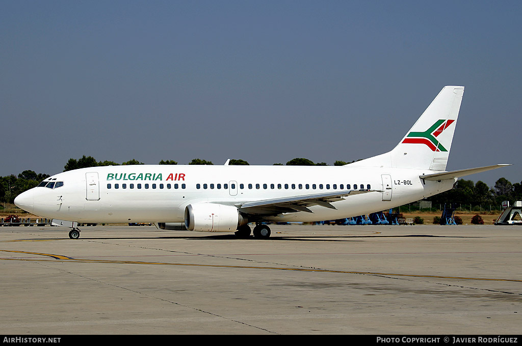 Aircraft Photo of LZ-BOL | Boeing 737-3M8 | Bulgaria Air | AirHistory.net #668859