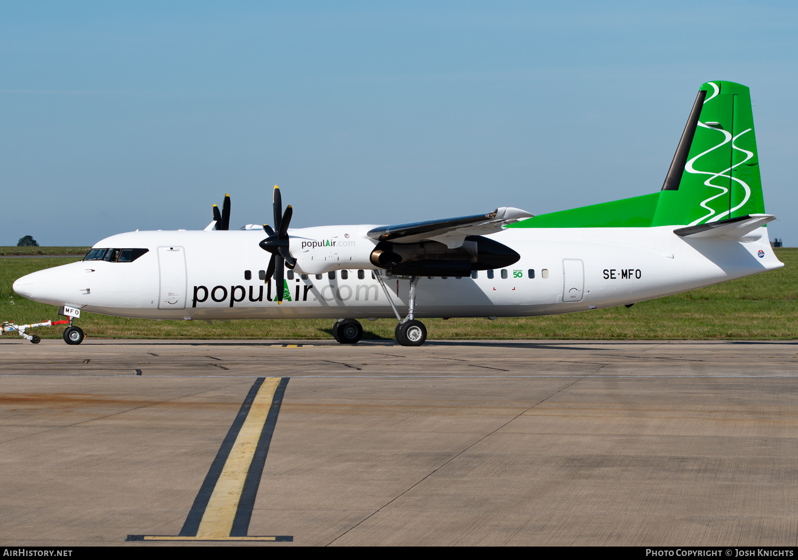 Aircraft Photo of SE-MFO | Fokker 50 | PopulAir | AirHistory.net #668878