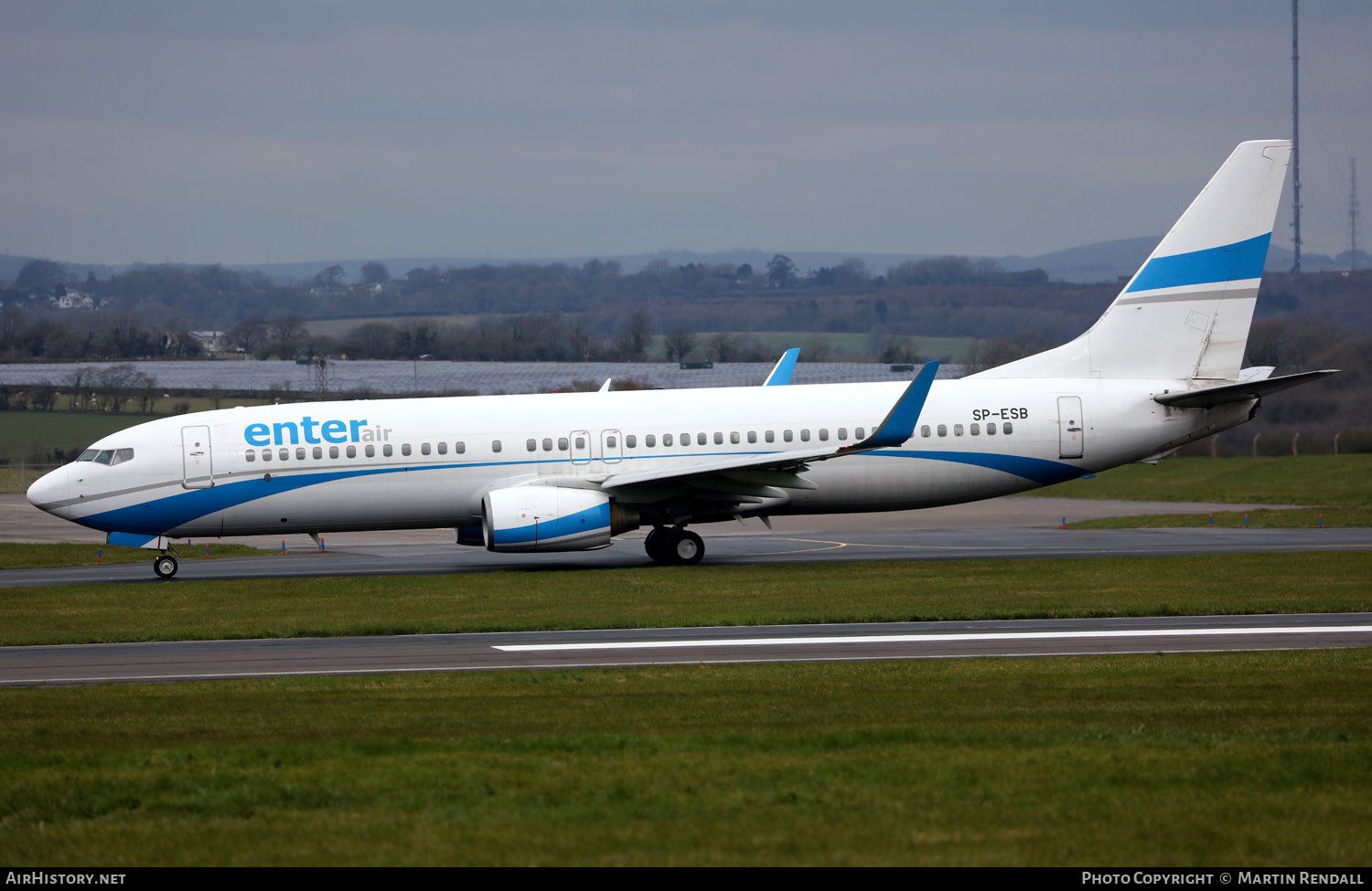 Aircraft Photo of SP-ESB | Boeing 737-8Q8 | Enter Air | AirHistory.net #668881