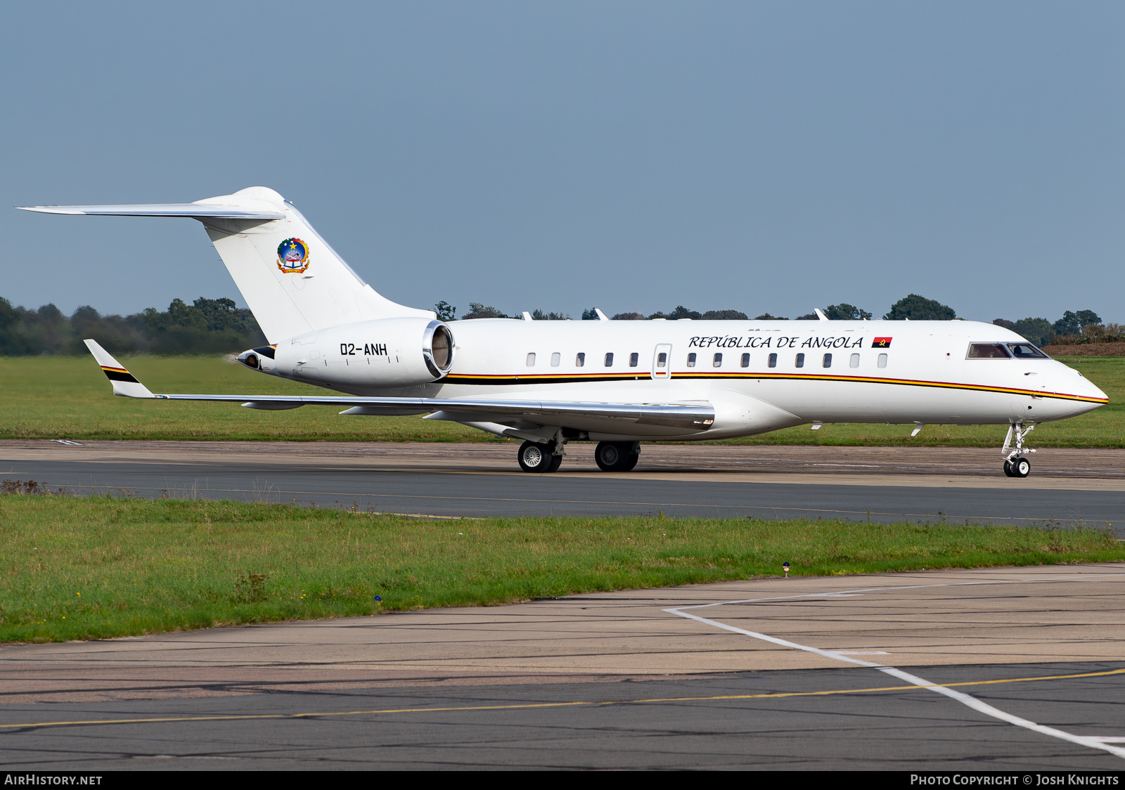Aircraft Photo of D2-ANH | Bombardier Global Express (BD-700-1A10) | República de Angola | AirHistory.net #668891