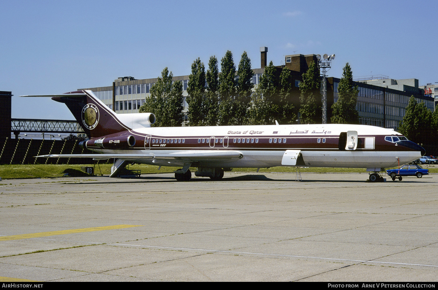 Aircraft Photo of A7-AAB | Boeing 727-2P1/Adv | State of Qatar | AirHistory.net #668901