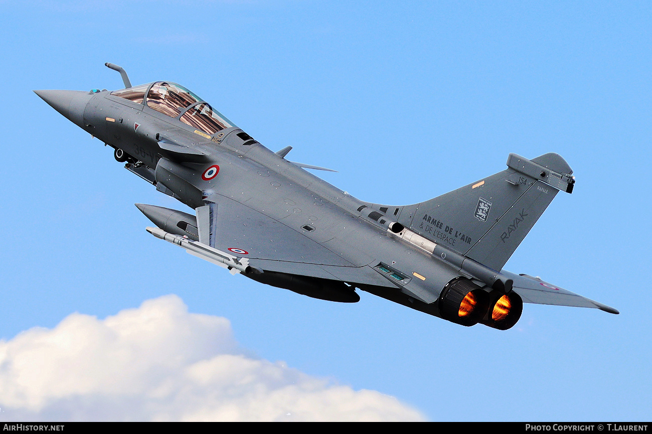 Aircraft Photo of 154 | Dassault Rafale C | France - Air Force | AirHistory.net #668908