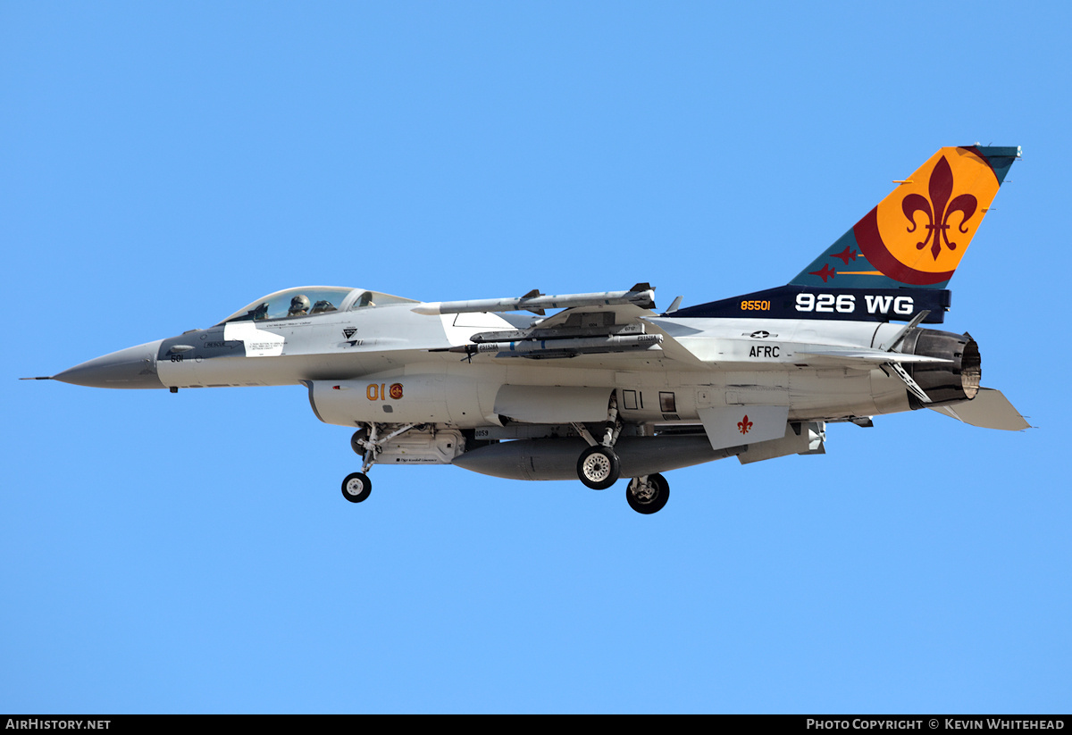Aircraft Photo of 85-1501 / 85501 | General Dynamics F-16C Fighting Falcon | USA - Air Force | AirHistory.net #668966