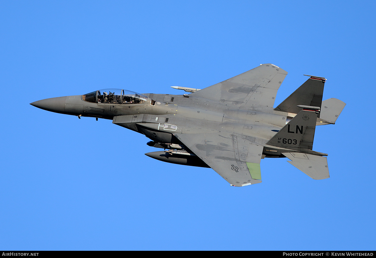 Aircraft Photo of 91-0603 / AF91-603 | McDonnell Douglas F-15E Strike Eagle | USA - Air Force | AirHistory.net #668977