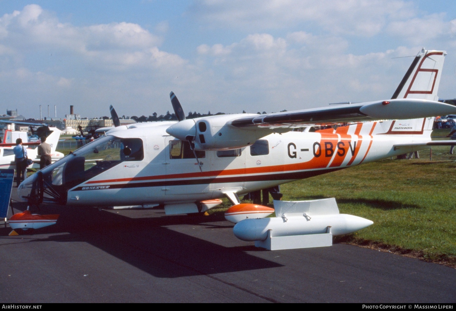 Aircraft Photo of G-OBSV | Partenavia P-68 Observer | AirHistory.net #668999