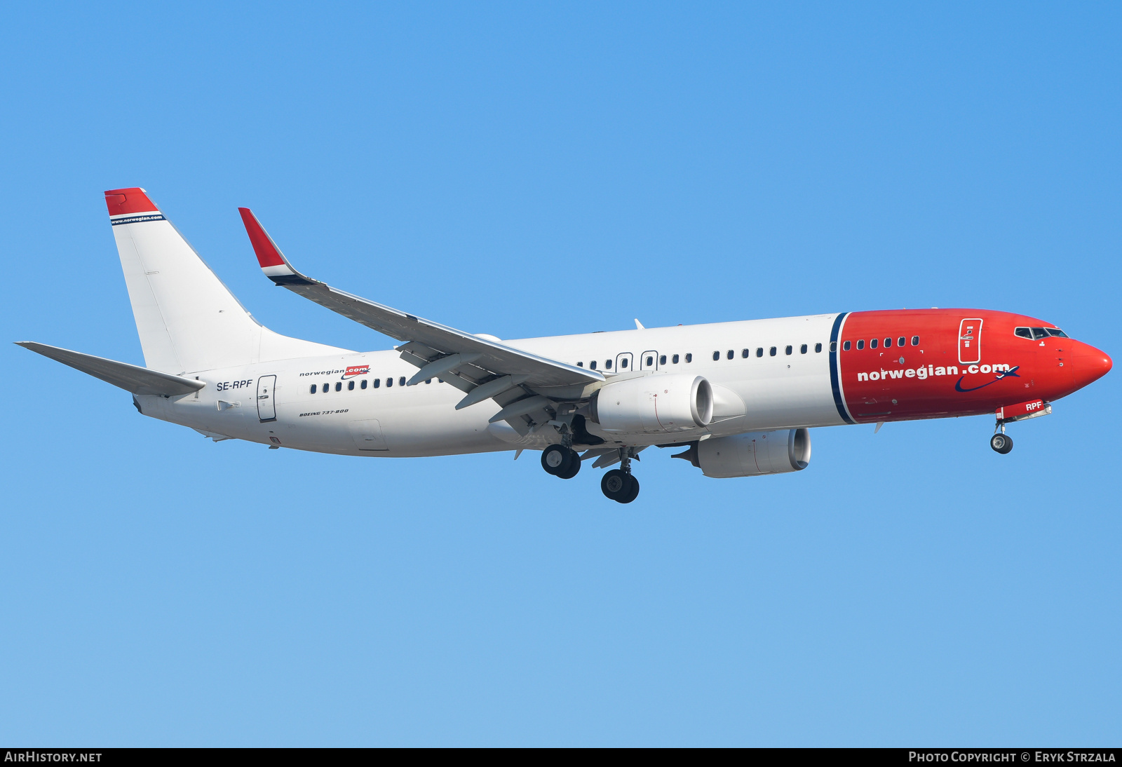 Aircraft Photo of SE-RPF | Boeing 737-8JP | Norwegian | AirHistory.net #669008