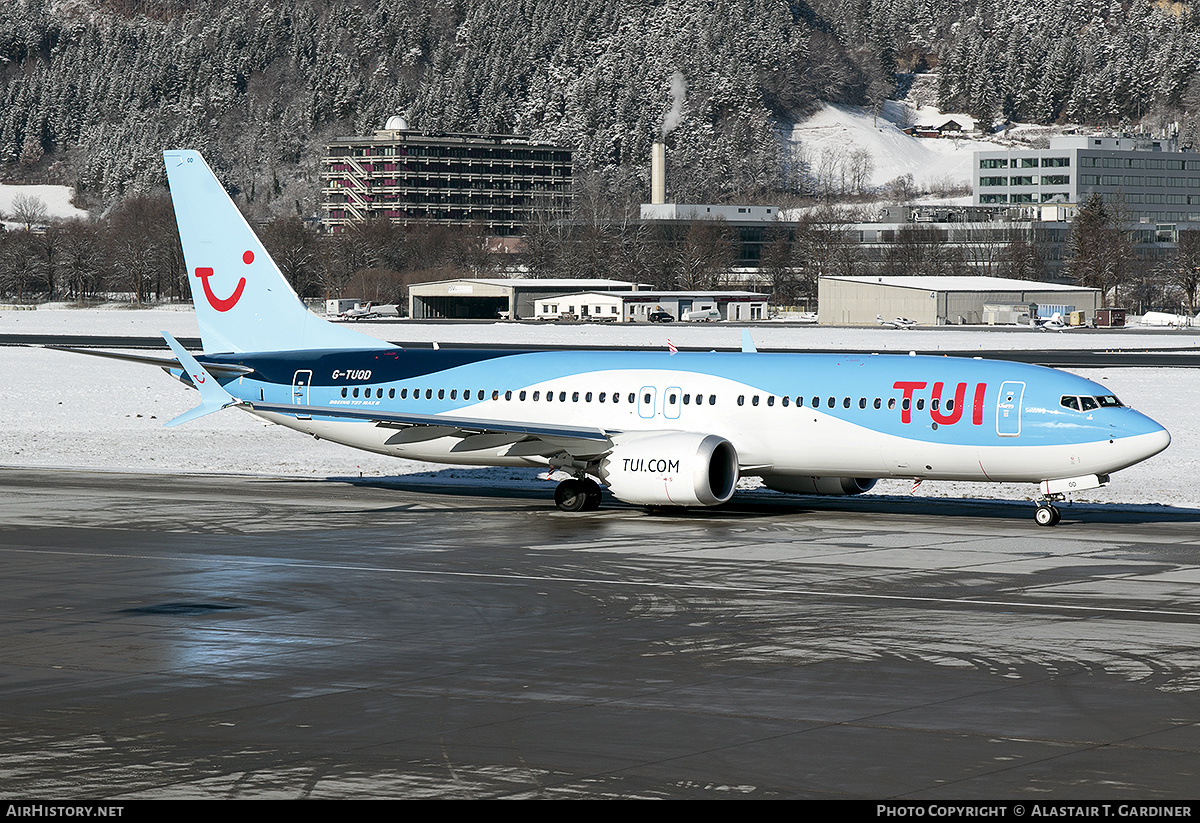 Aircraft Photo of G-TUOD | Boeing 737-8 Max 8 | TUI | AirHistory.net #669023