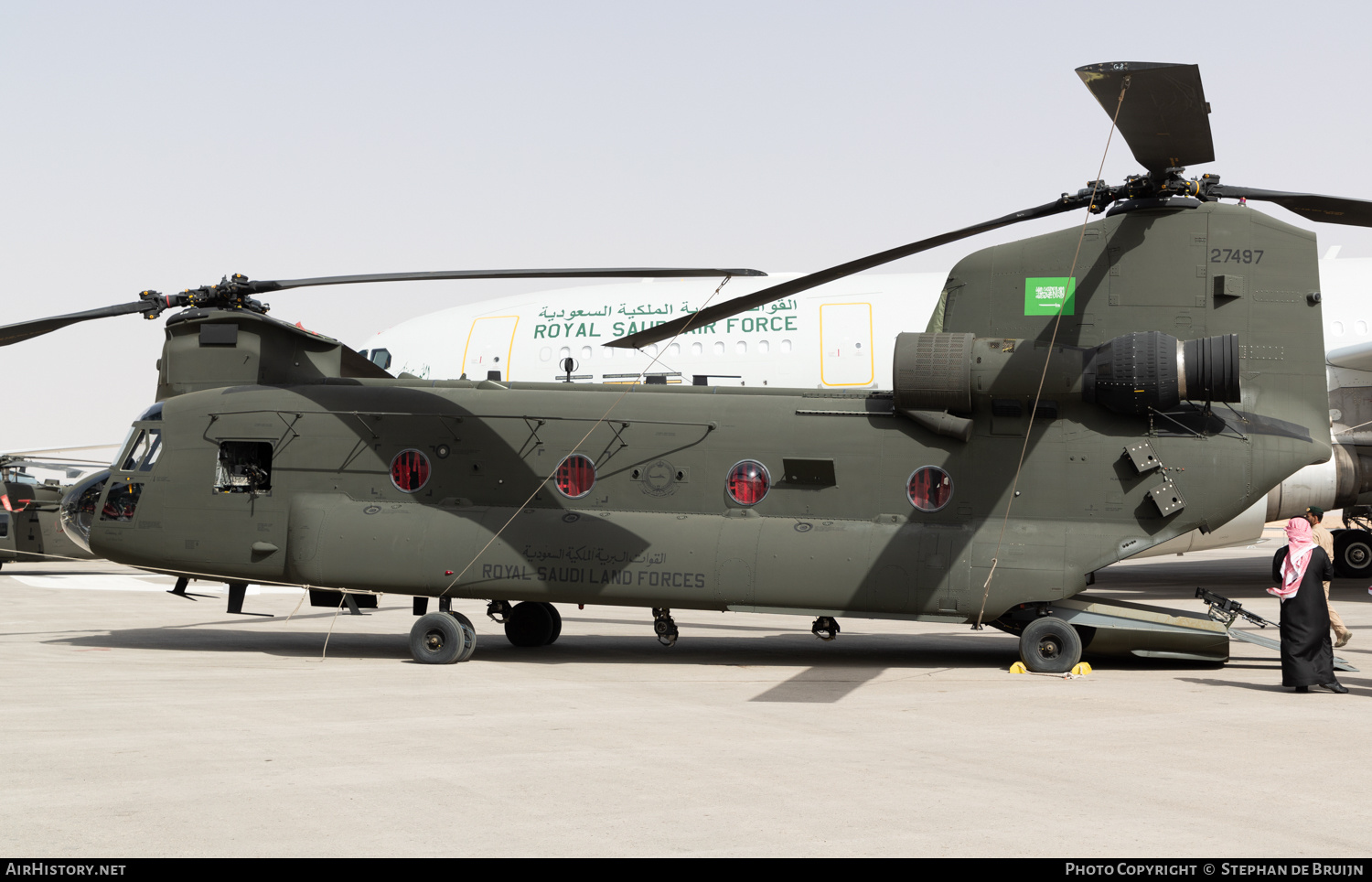 Aircraft Photo of 27497 | Boeing CH-47F Chinook (414) | Saudi Arabia - Army | AirHistory.net #669055
