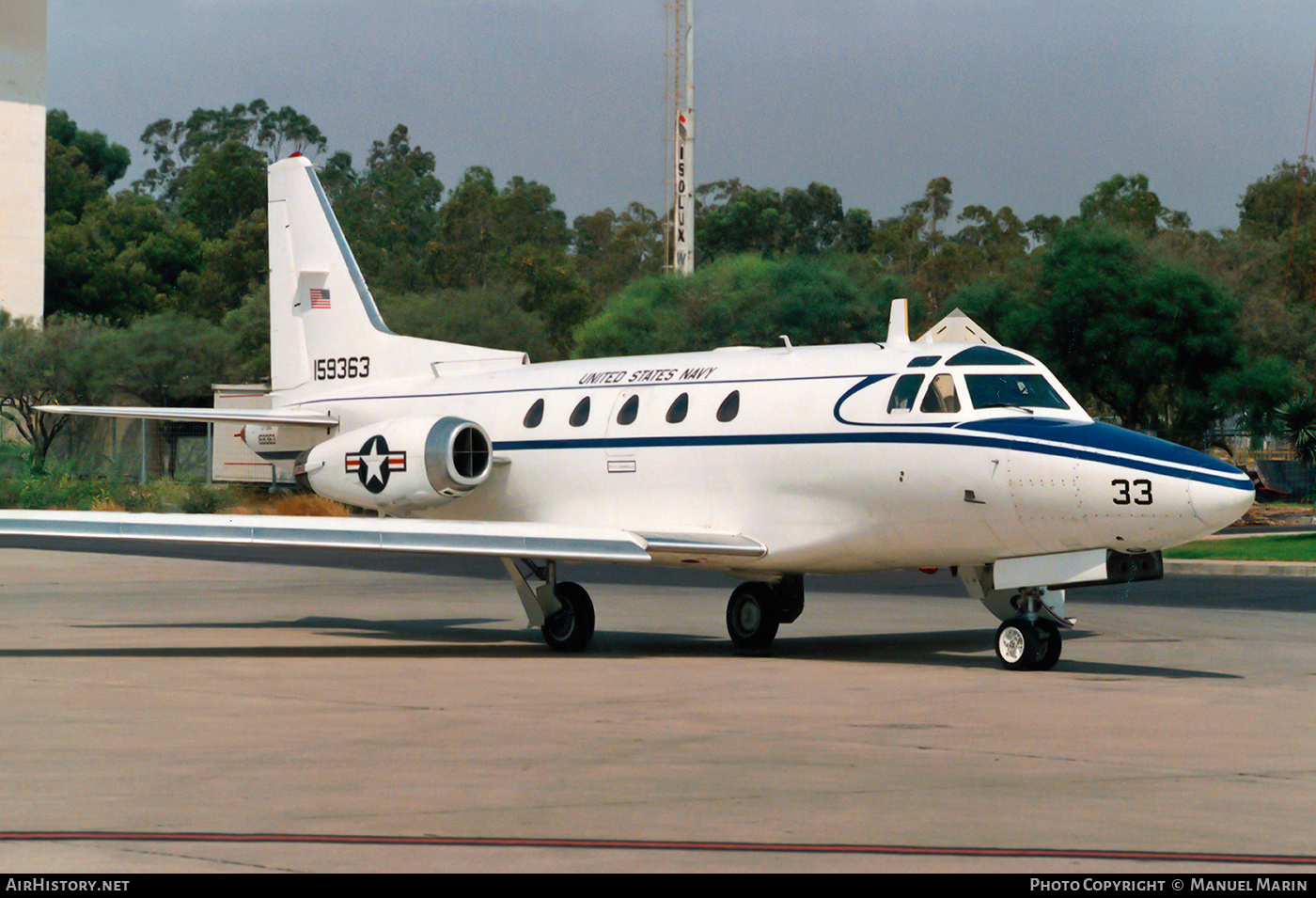 Aircraft Photo of 159363 | North American Rockwell CT-39G | USA - Navy | AirHistory.net #669057