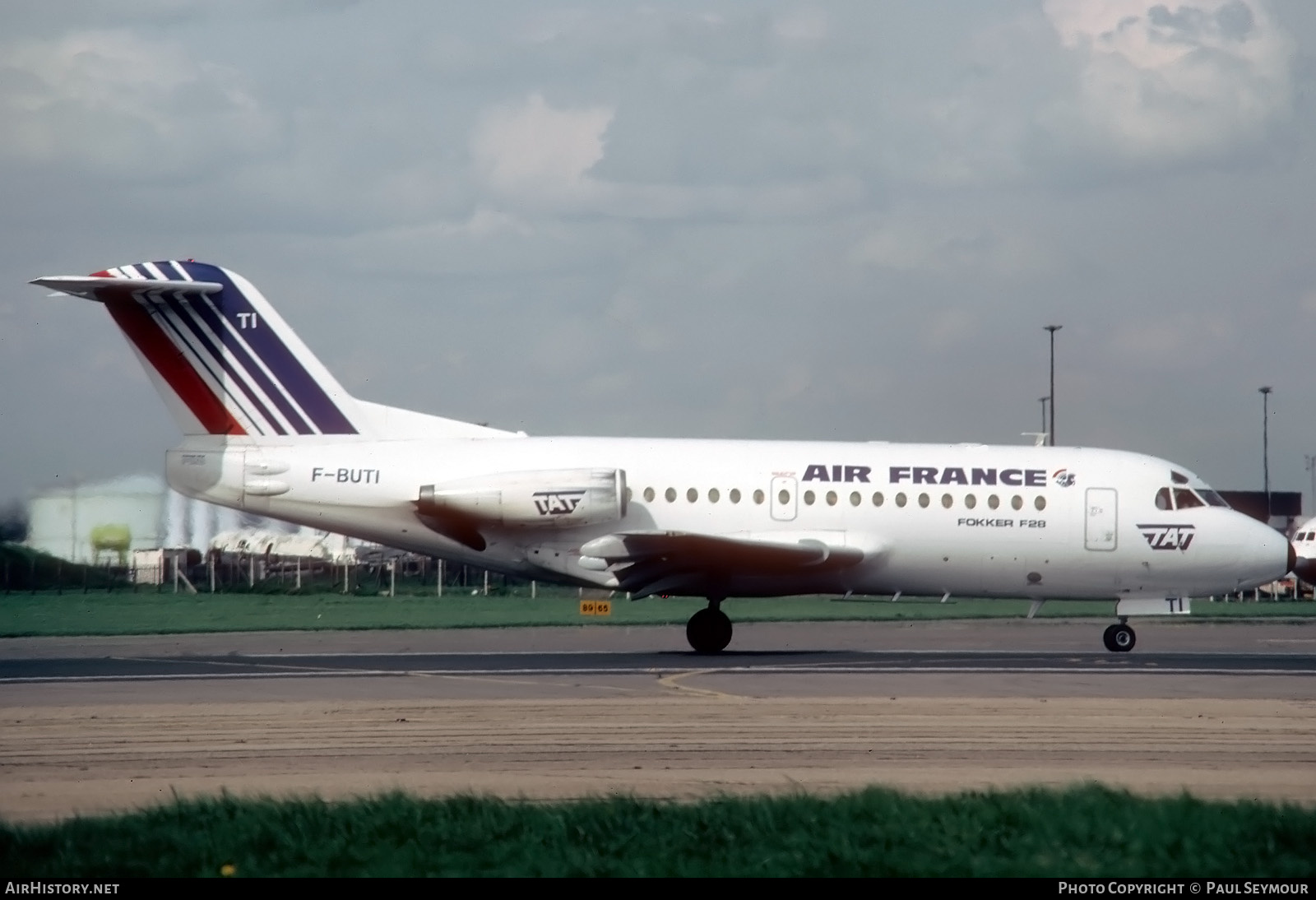 Aircraft Photo of F-BUTI | Fokker F28-1000 Fellowship | Air France | AirHistory.net #669116