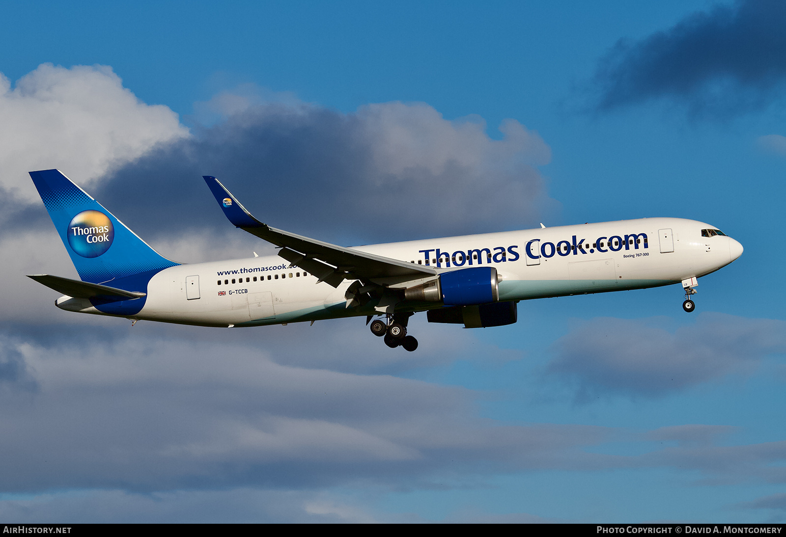 Aircraft Photo of G-TCCB | Boeing 767-31K/ER | Thomas Cook Airlines | AirHistory.net #669151