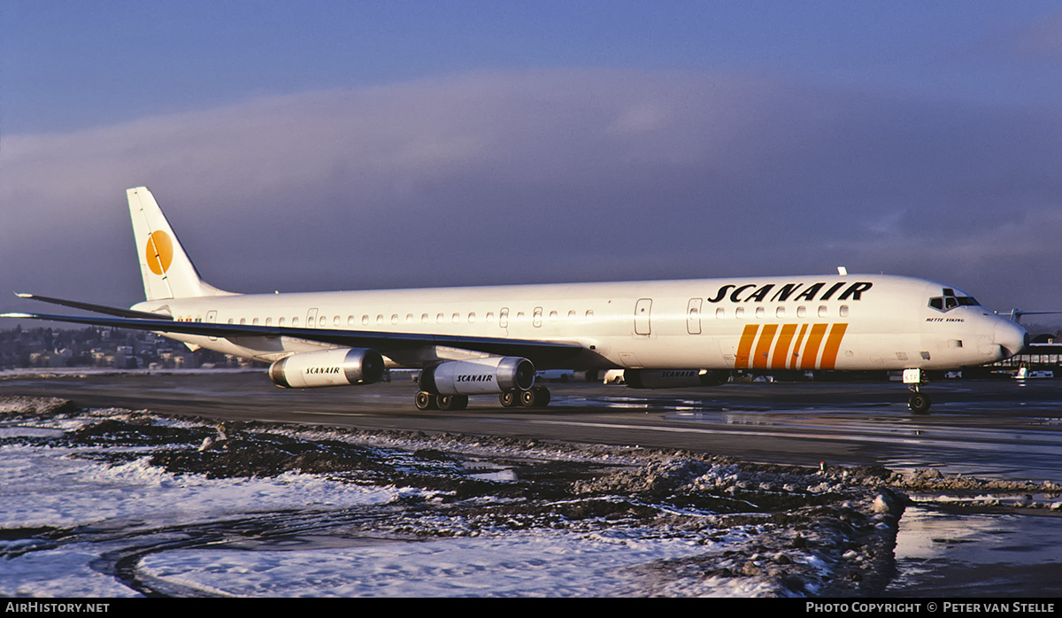 Aircraft Photo of OY-KTF | McDonnell Douglas DC-8-63 | Scanair | AirHistory.net #669175