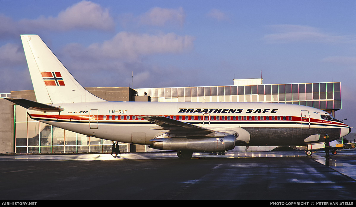 Aircraft Photo of LN-SUT | Boeing 737-205/Adv | Braathens SAFE | AirHistory.net #669176