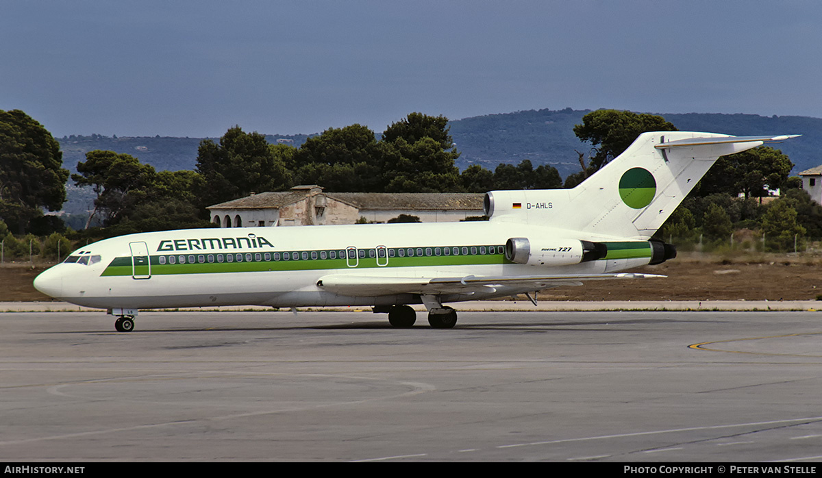 Aircraft Photo of D-AHLS | Boeing 727-89 | Germania | AirHistory.net #669178