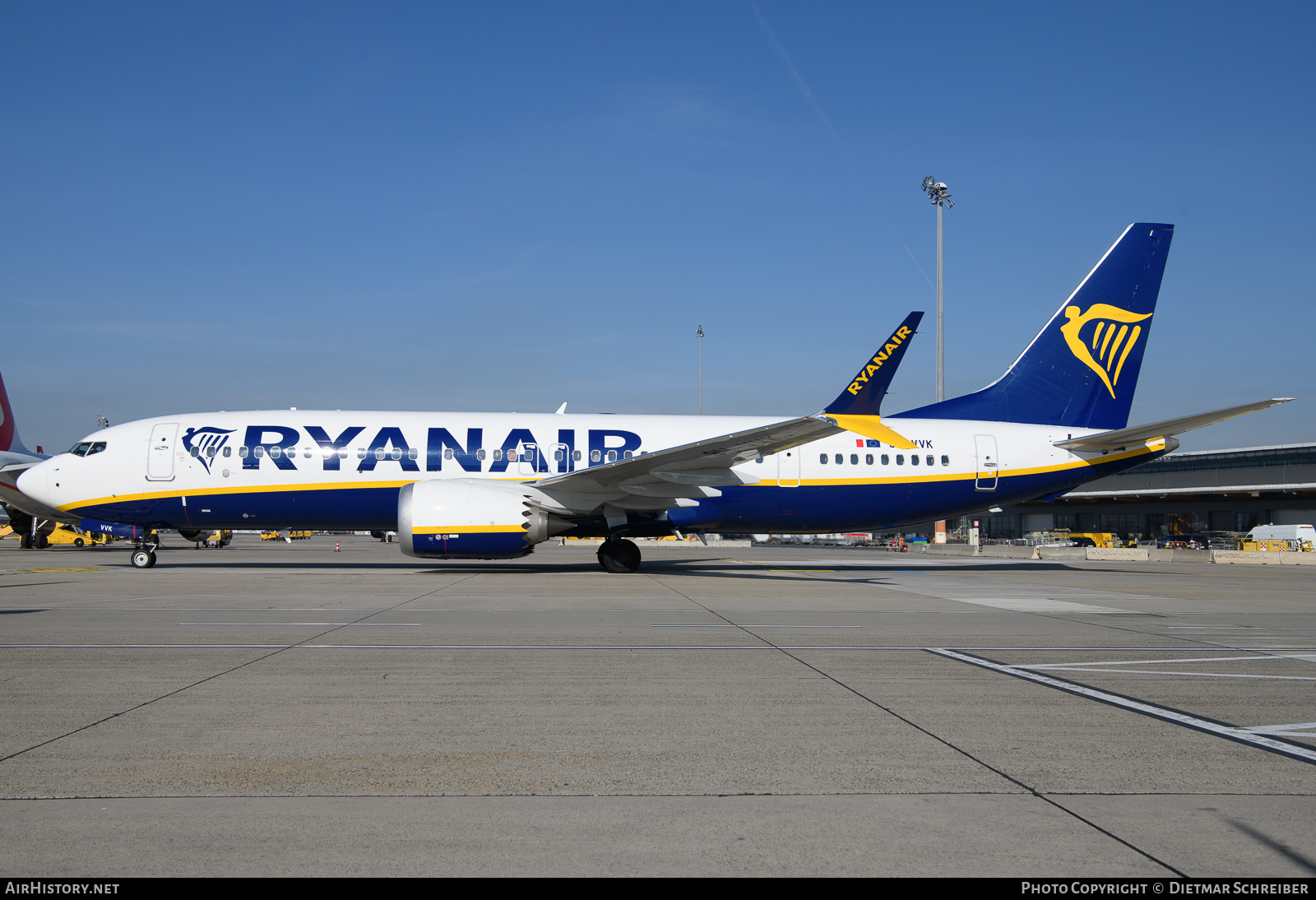 Aircraft Photo of 9H-VVK | Boeing 737-8200 Max 200 | Ryanair | AirHistory.net #669191