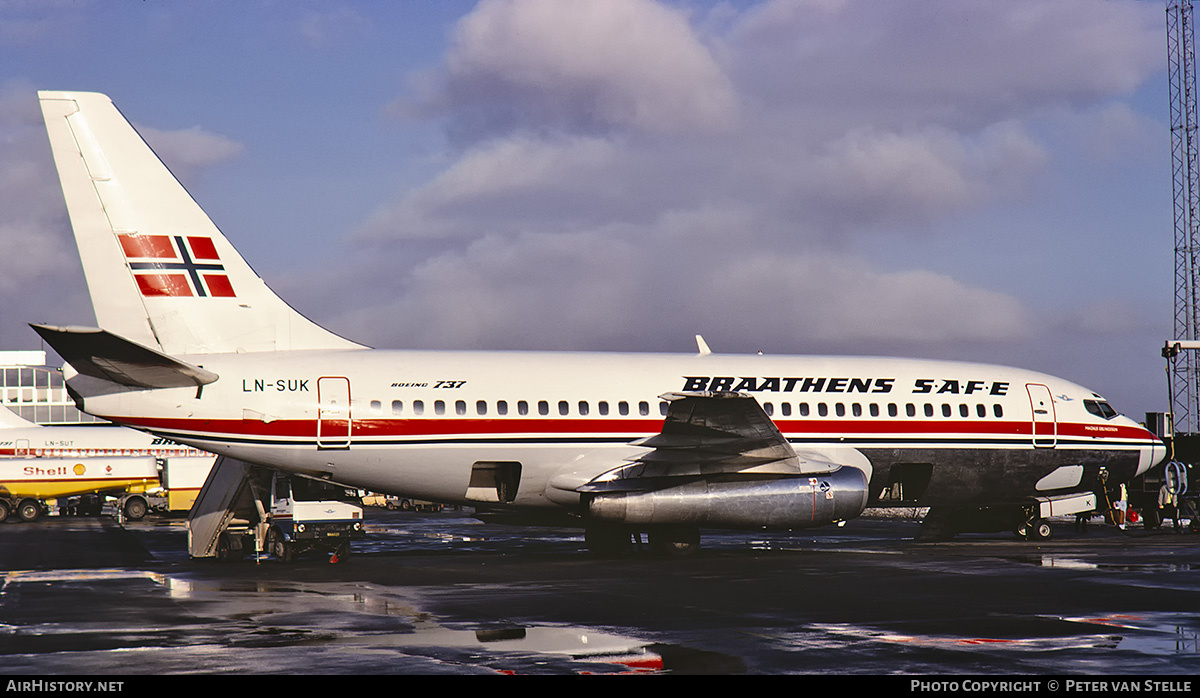 Aircraft Photo of LN-SUK | Boeing 737-205/Adv | Braathens SAFE | AirHistory.net #669219