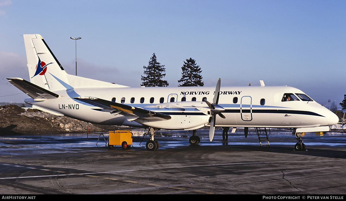 Aircraft Photo of LN-NVD | Saab 340A | Norving | AirHistory.net #669236