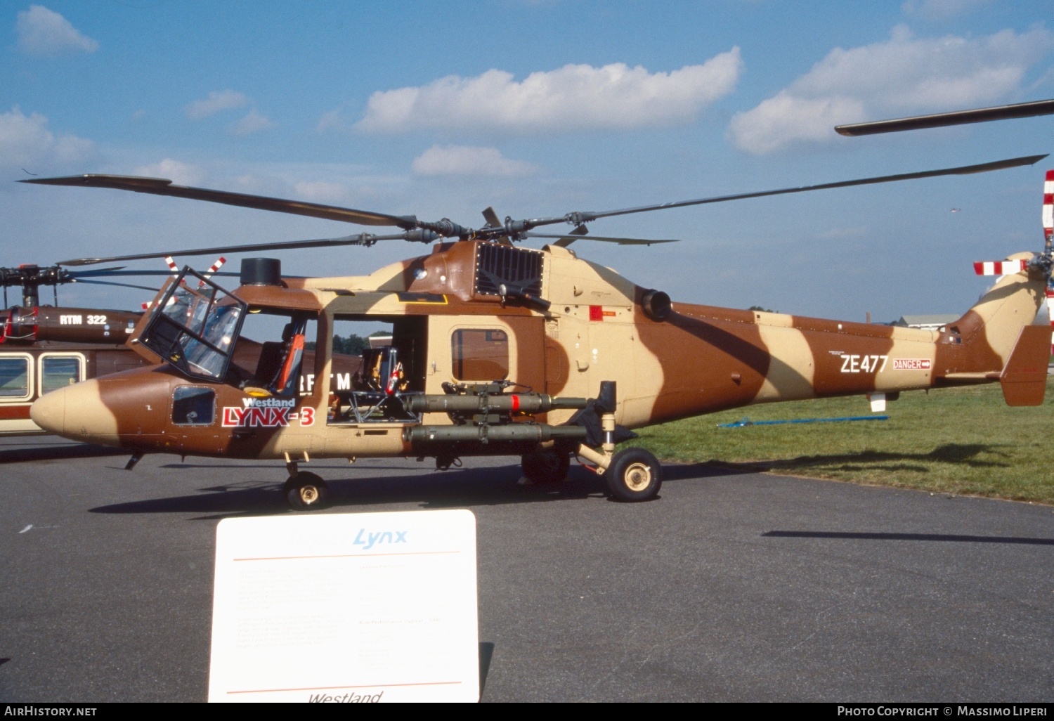 Aircraft Photo of ZE477 | Westland WG-13 Lynx 3 | UK - Air Force | AirHistory.net #669241