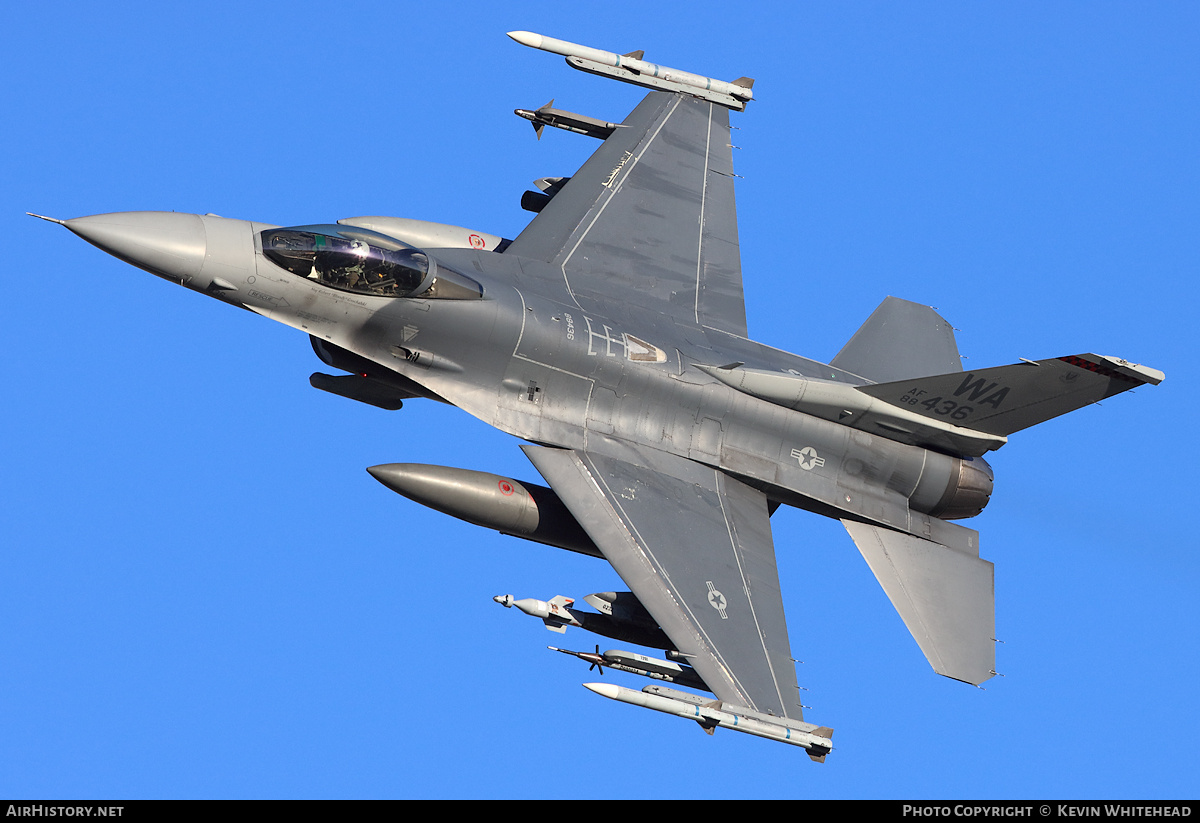 Aircraft Photo of 88-0436 / AF88-436 | General Dynamics F-16CM Fighting Falcon | AirHistory.net #669259