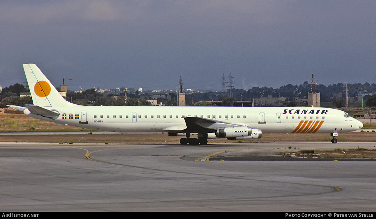 Aircraft Photo of SE-DBK | McDonnell Douglas DC-8-63 | Scanair | AirHistory.net #669262