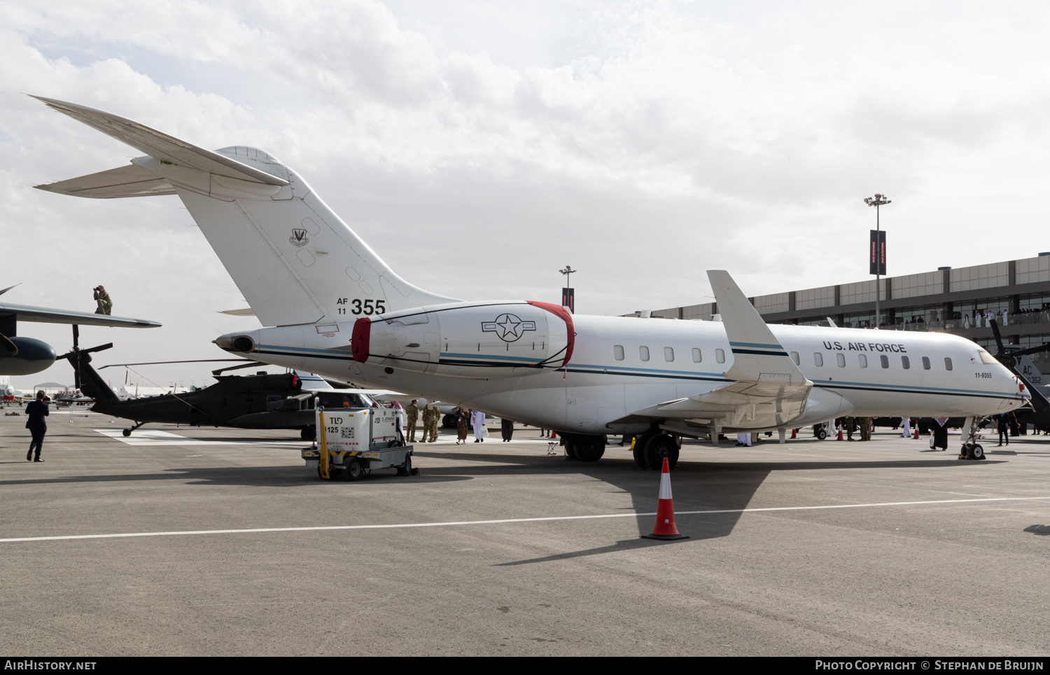 Aircraft Photo of 11-9355 / AF11-355 | Bombardier E-11A (BD-700-1A10) | USA - Air Force | AirHistory.net #669279