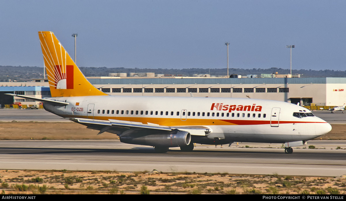 Aircraft Photo of EC-DZB | Boeing 737-248C | Hispania Líneas Aéreas | AirHistory.net #669304