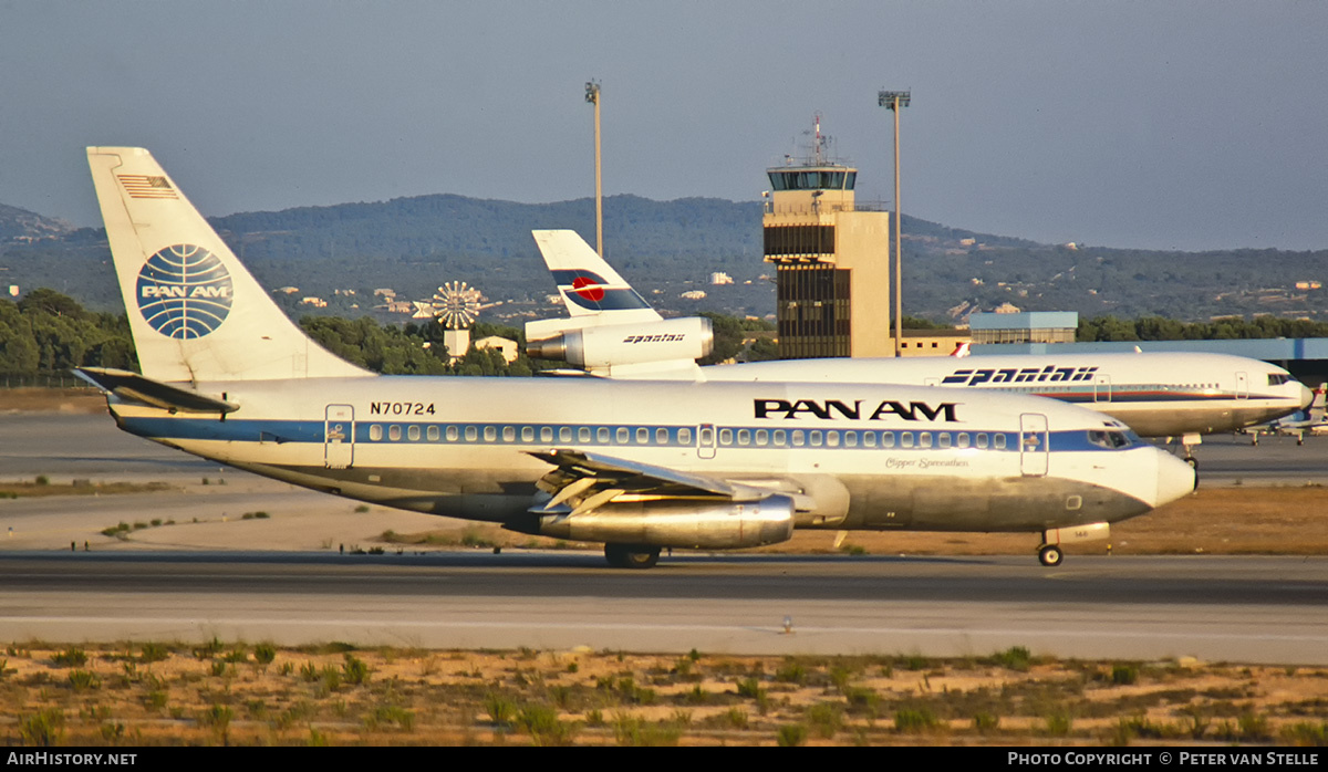 Aircraft Photo of N70724 | Boeing 737-297/Adv | Pan American World Airways - Pan Am | AirHistory.net #669305