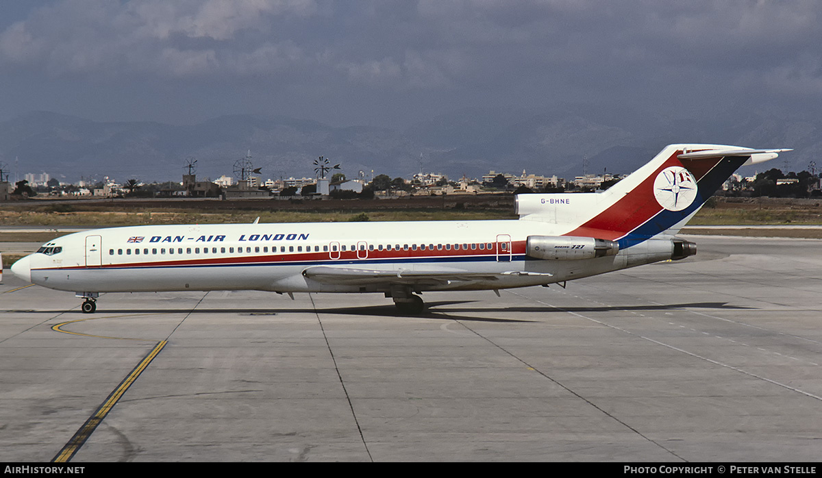 Aircraft Photo of G-BHNE | Boeing 727-2J4/Adv | Dan-Air London | AirHistory.net #669307