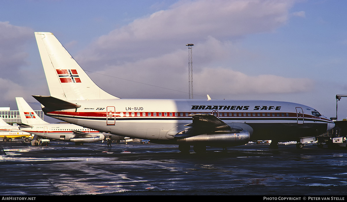 Aircraft Photo of LN-SUD | Boeing 737-205/Adv | Braathens SAFE | AirHistory.net #669344