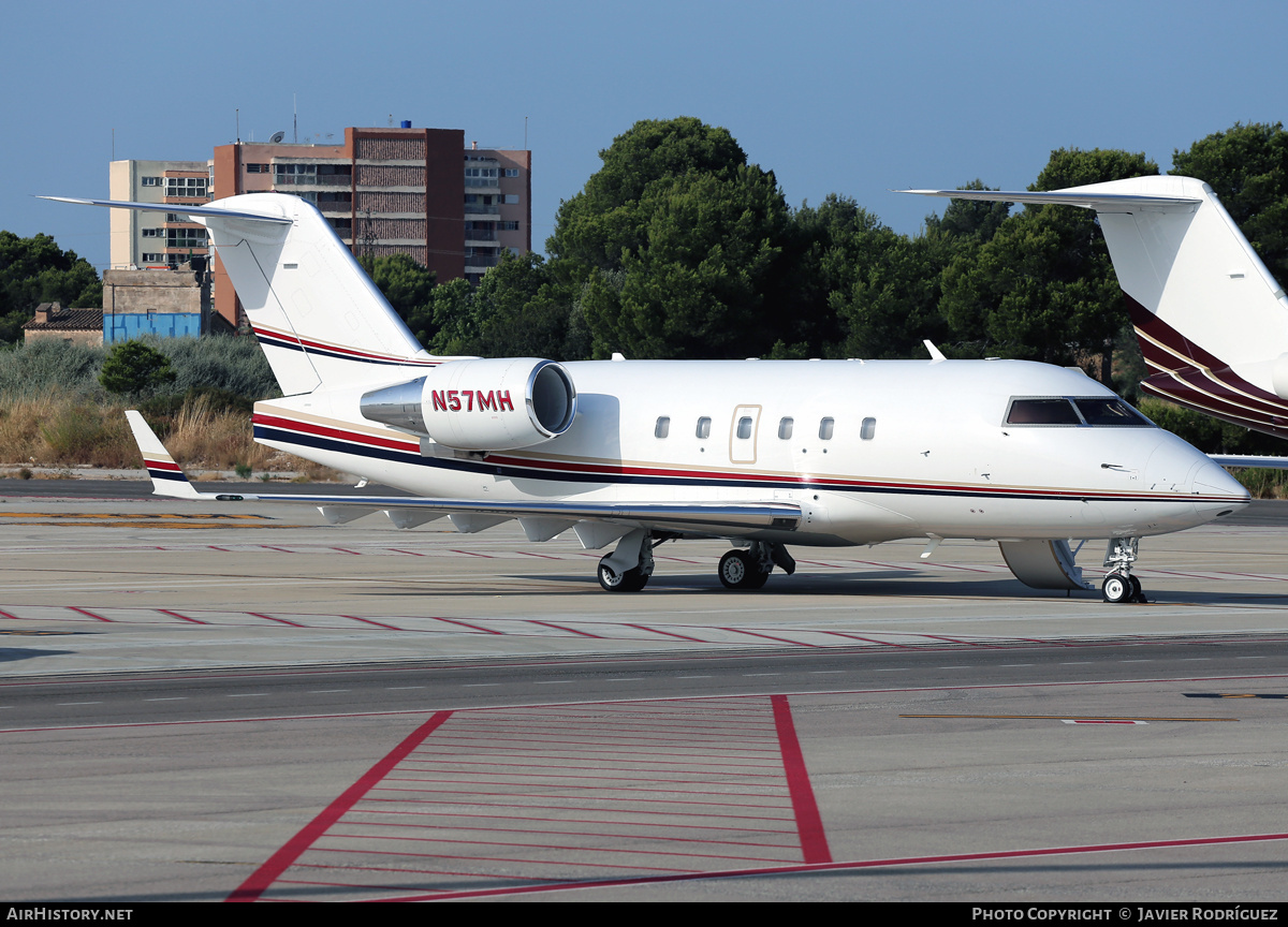 Aircraft Photo of N57MH | Canadair Challenger 601 (CL-600-2A12) | AirHistory.net #669350