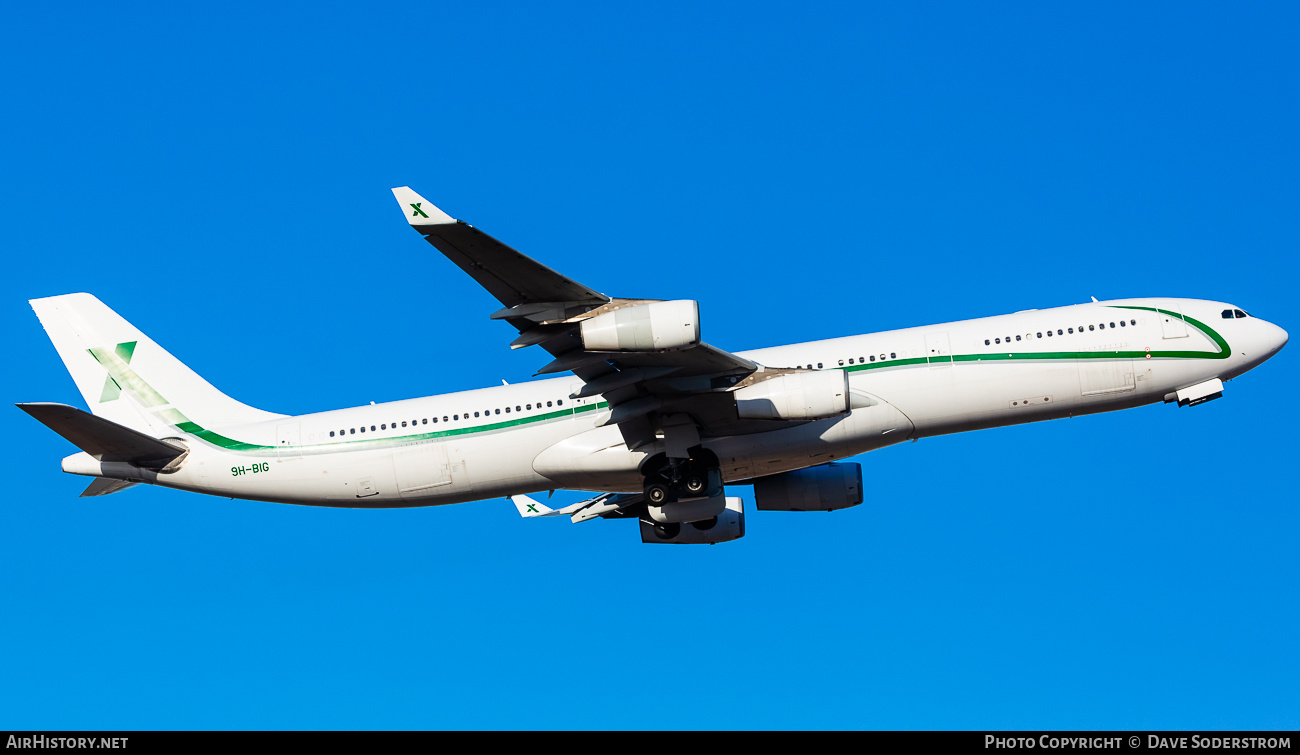 Aircraft Photo of 9H-BIG | Airbus A340-313X | AirX Charter | AirHistory.net #669385