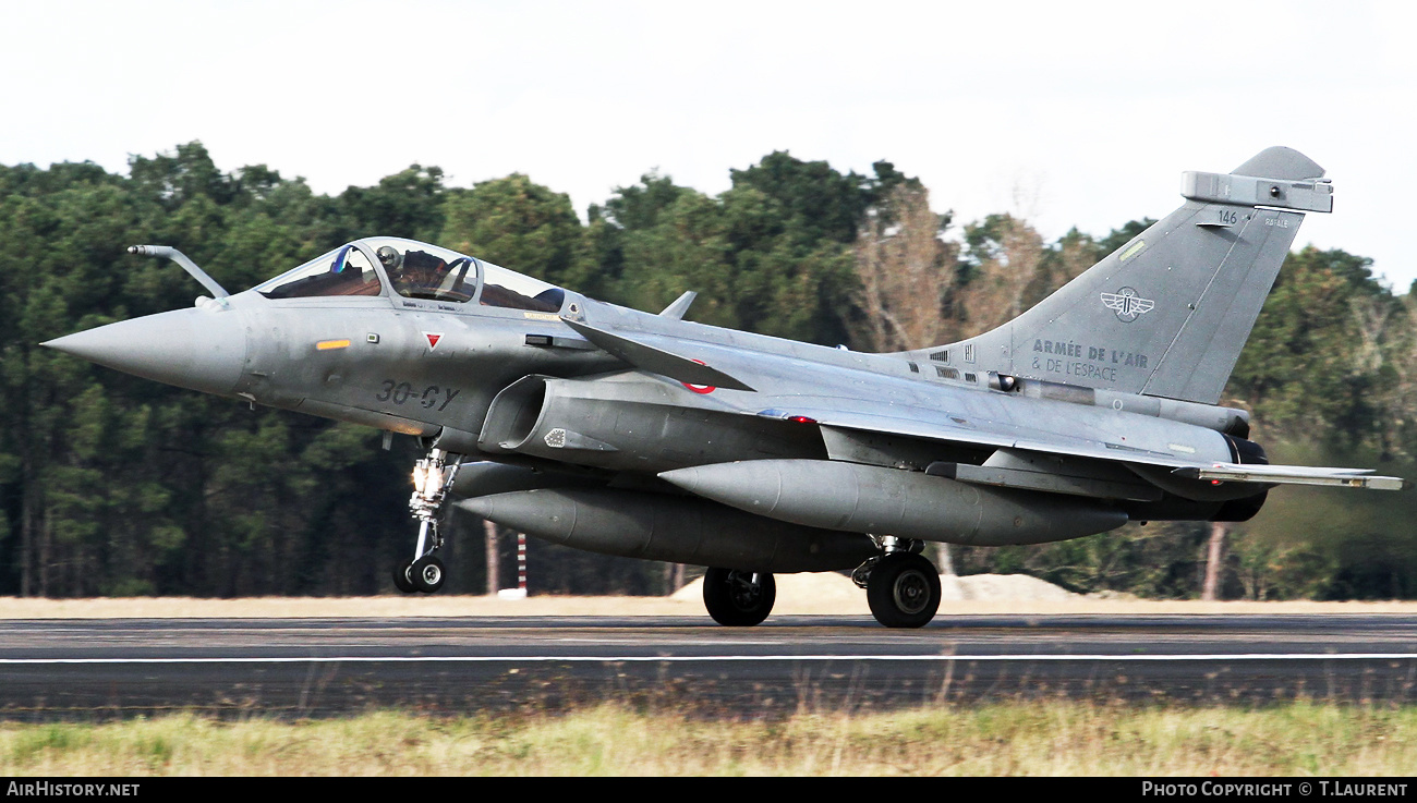 Aircraft Photo of 146 | Dassault Rafale C | France - Air Force | AirHistory.net #669396
