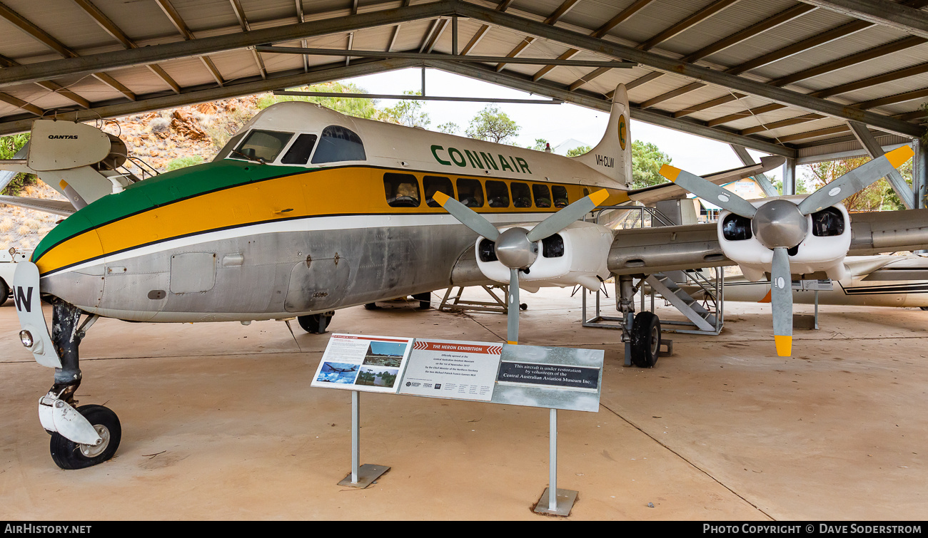 Aircraft Photo of VH-CLW | De Havilland D.H.114 Riley Heron 2 | Connair | AirHistory.net #669404