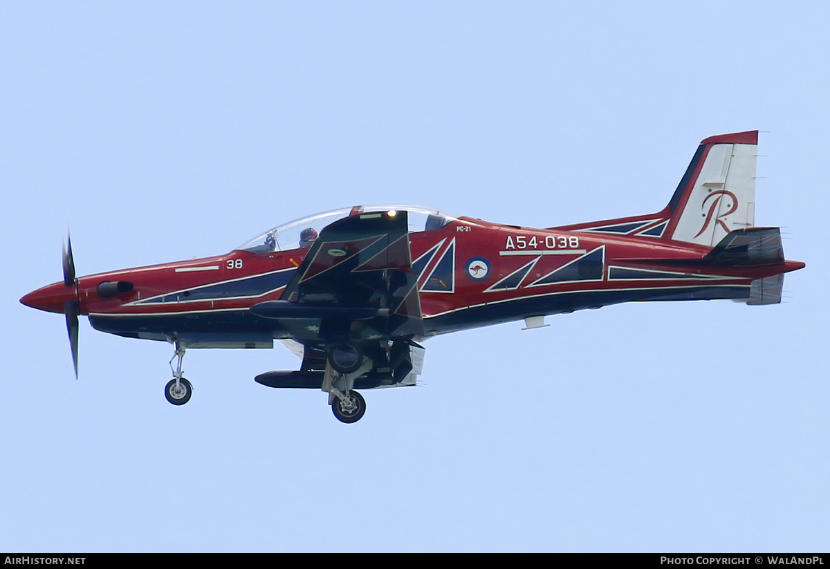 Aircraft Photo of A54-038 | Pilatus PC-21 | Australia - Air Force | AirHistory.net #669418