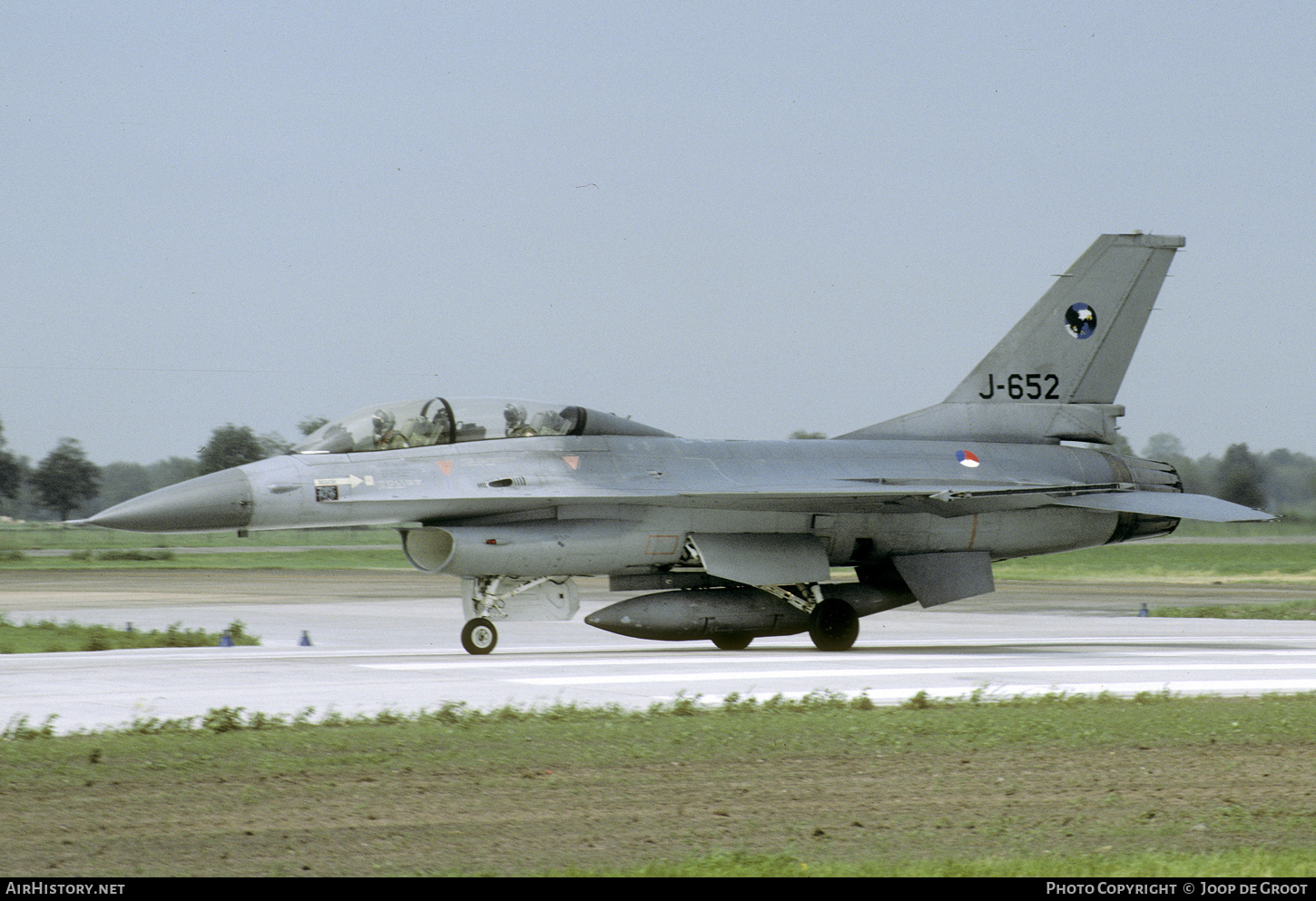 Aircraft Photo of J-652 | General Dynamics F-16B Fighting Falcon | Netherlands - Air Force | AirHistory.net #669424