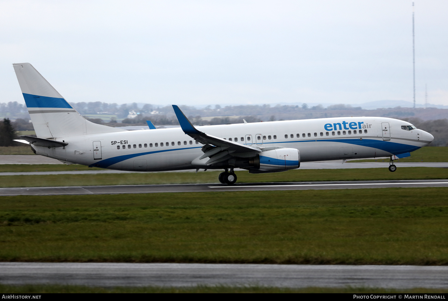 Aircraft Photo of SP-ESI | Boeing 737-8Q8 | Enter Air | AirHistory.net #669438